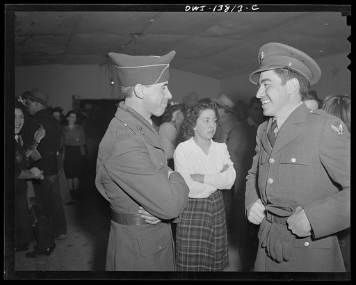 Penasco, New Mexico. Servicemen home on furlough at a dance