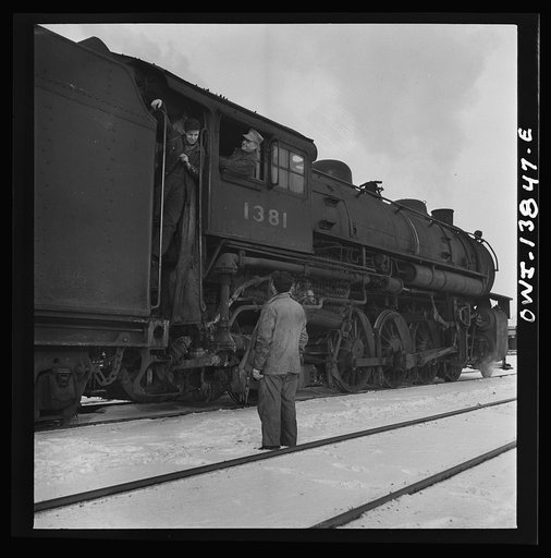 Freight operations on the Indiana Harbor Belt Railroad between Chicago, Illinois and Hammond, Indiana. The engine crew brings the engine from the roundhouse and waits for orders for the day
