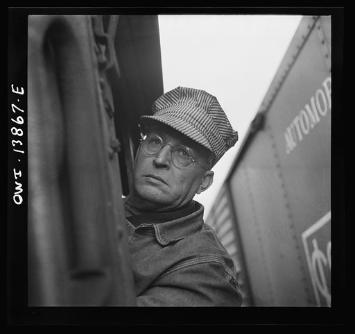 Untitled photo, possibly related to: Freight operations on the Indiana Harbor Belt Railroad between Chicago, Illinois and Hammond, Indiana. Engineer Joseph Stites