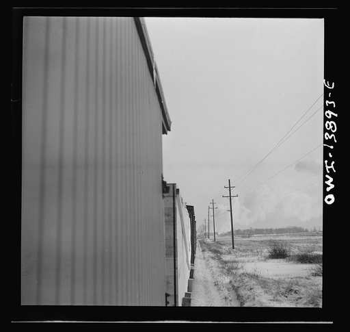 Untitled photo, possibly related to: Freight operations on the Indiana Harbor Belt railroad between Chicago, Illinois and Hammond, Indiana. The train going around a curve