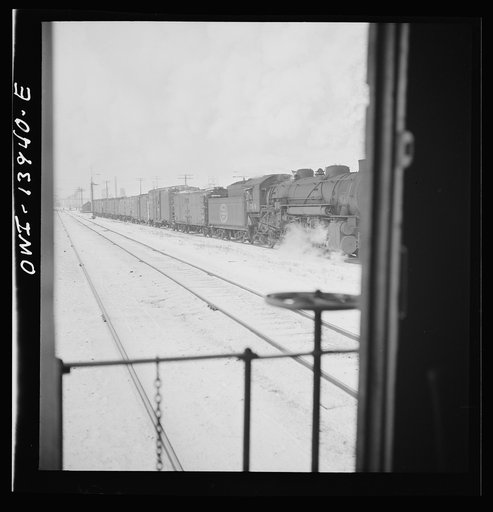Freight operations on the Indiana Harbor Belt railroad between Chicago, Illinois and Hammond, Indiana. The train passes another Indiana Harbor Belt train on its way to make a delivery