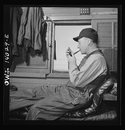 Freight train operations on the Chicago and Northwestern Railroad between Chicago and Clinton, Iowa. Mr. Clarence Averill, rear brakeman