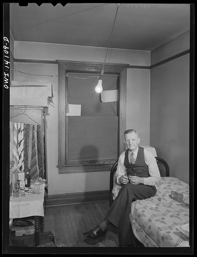 Gibson, Indiana. Mr. Russell Guess, engineer on the Indiana Harbor Belt and New York Central Railroads, has been coming to the railroads' YMCA (Young Men's Christian Association) for the last twenty years