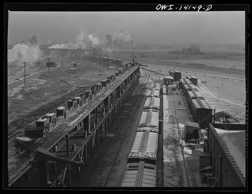 The icing platform of the Indiana Harbor Belt Railroad