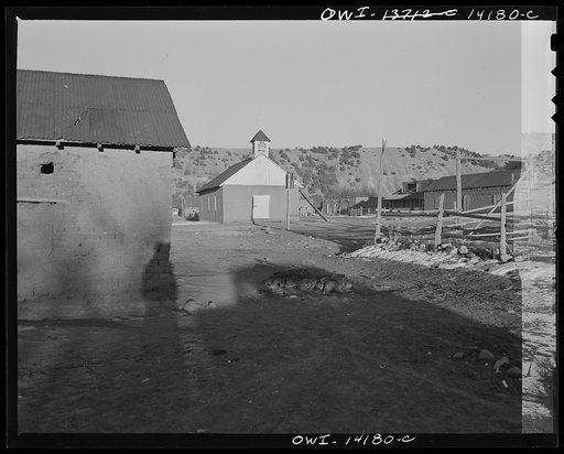 Untitled photo, possibly related to: Rodarte, New Mexico. A chapel