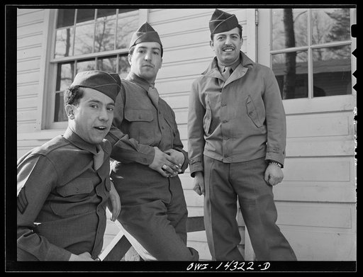 Untitled photo, possibly related to: Fort Belvoir, Virginia. Private Anthony Chirico, of Brooklyn, New York.