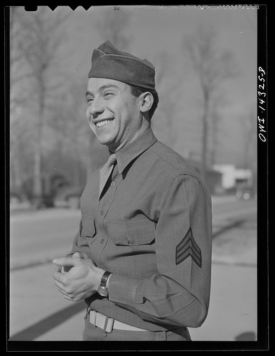 Fort Belvoir, Virginia. Sergeant Dan Tauro, of Passaic, New Jersey