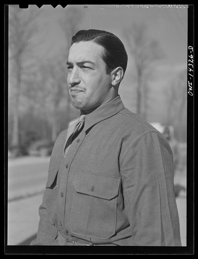 Fort Belvoir, Virginia. Private first class Cono P. Dalto, of Newark, New Jersey