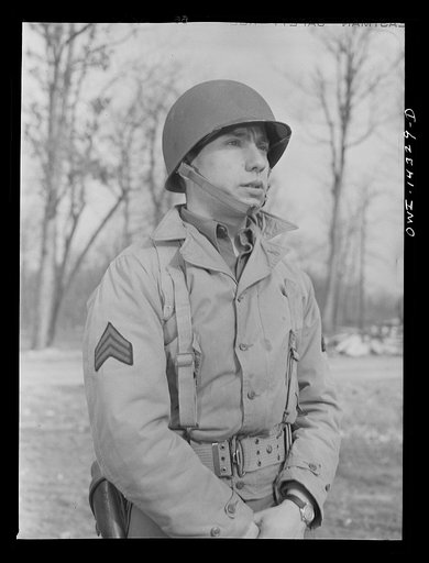 Fort Belvoir, Virginia. Private Dalto. Both of his parents are from Italy