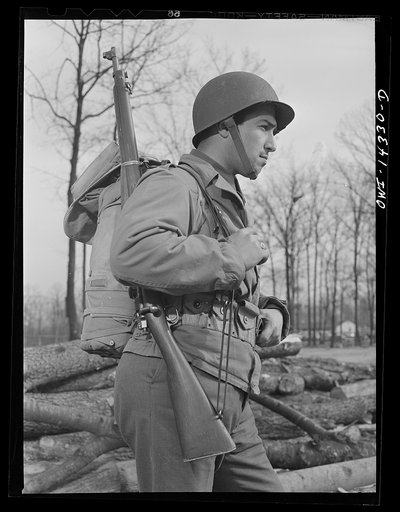 Fort Belvoir, Virginia. Private Dalto. Both of his parents are from Italy