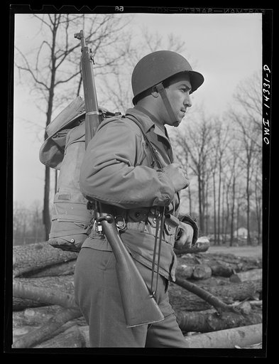 Fort Belvoir, Virginia. Private Dalto. Both of his parents are from Italy