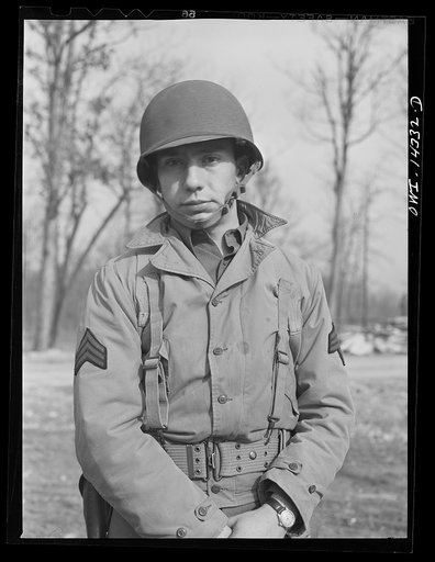 Untitled photo, possibly related to: Fort Belvoir, Virginia. Private Dalto. Both of his parents are from Italy
