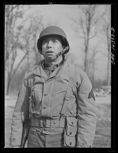 Untitled photo, possibly related to: Fort Belvoir, Virginia. Private Dalto. Both of his parents are from Italy