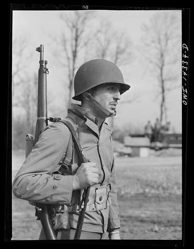 Fort Belvoir, Virginia. Private Chirico. Both of his parents were born in Italy