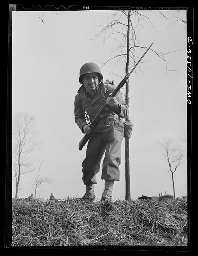Untitled photo, possibly related to: Fort Belvoir, Virginia. Private Chirico. Both of his parents were born in Italy