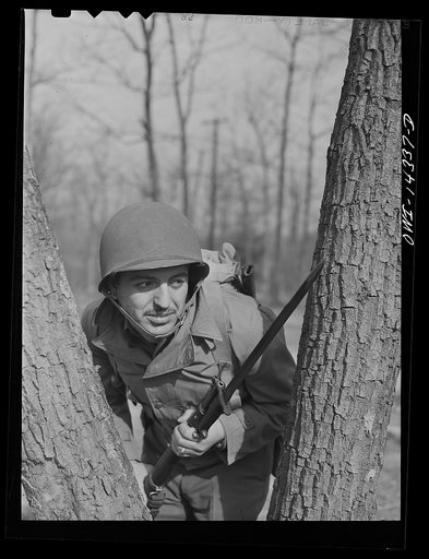 Fort Belvoir, Virginia. Private Chirico. Both of his parents were born in Italy