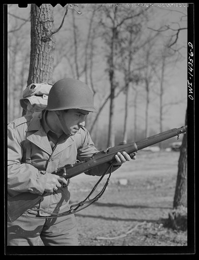 Untitled photo, possibly related to: Fort Belvoir, Virginia. Private Dalto in combat uniform