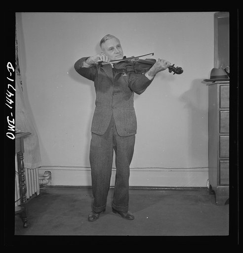 New York, New York. Italian violinist