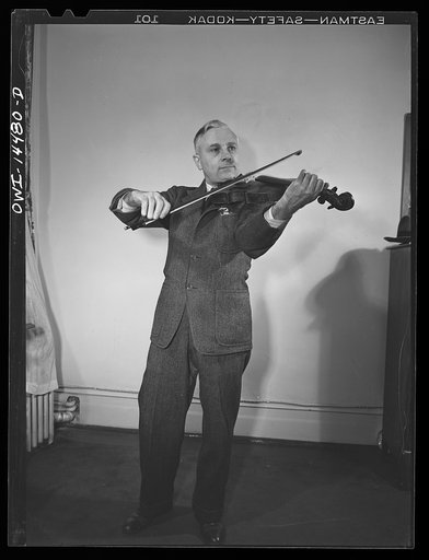 New York, New York. Italian violinist