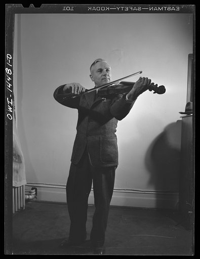 New York, New York. Italian violinist