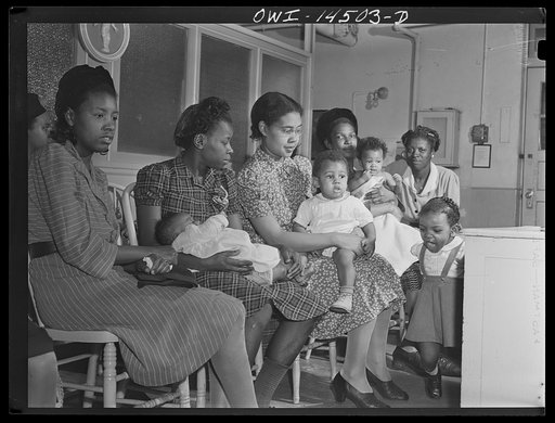 Washington, D.C. Waiting line at the Children's Hospital