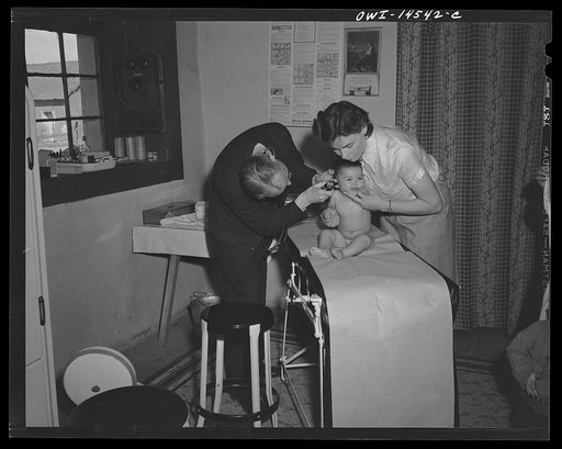 Penasco, New Mexico. Well baby clinic operated by the Taos County cooperative health association