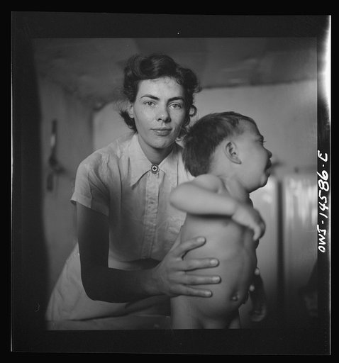 Untitled photo, possibly related to: Penasco, New Mexico. Baby clinic operated by the Taos County cooperative health association