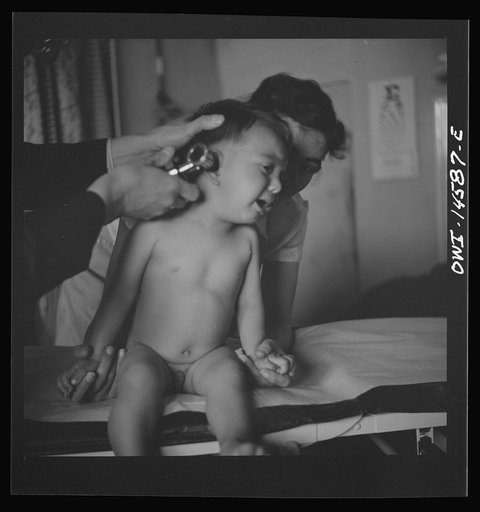 Penasco, New Mexico. Baby clinic operated by the Taos County cooperative health association