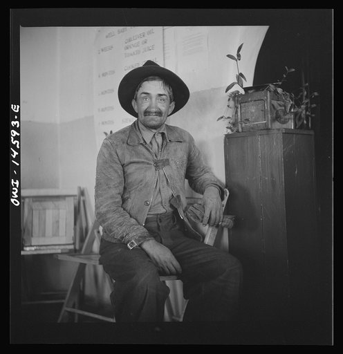 Penasco, New Mexico. A patient at the clinic operated by the Taos County cooperative health association