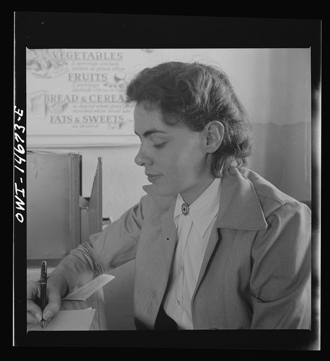 Penasco, New Mexico. Marjorie Muller, Red Cross nurse