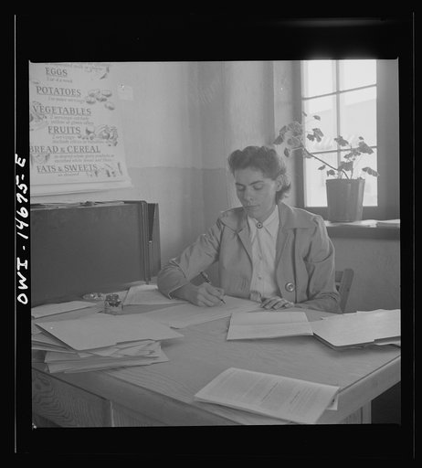 Penasco, New Mexico. Marjorie Muller, Red Cross nurse