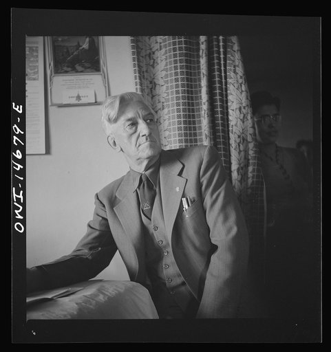 Penasco, New Mexico. Doctor Onstine, seventy-seven year old country physician who makes clinic calls for the Taos County cooperative health association