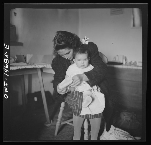 Penasco, New Mexico. Examination day at the clinic operated by the Taos County cooperative health association