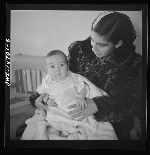 Penasco, New Mexico. The waiting room of the clinic operated by the Taos County cooperative health association