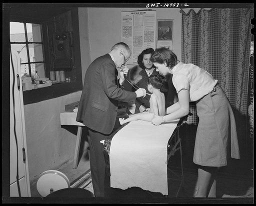 Penasco, New Mexico. Well baby clinic operated by the Taos County cooperative health association