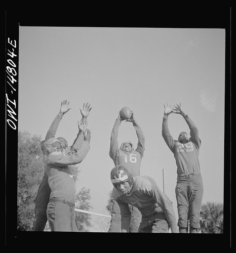 Untitled photo, possibly related to: Daytona Beach, Florida. Bethune-Cookman College. Bethune-Cookman's champion football team