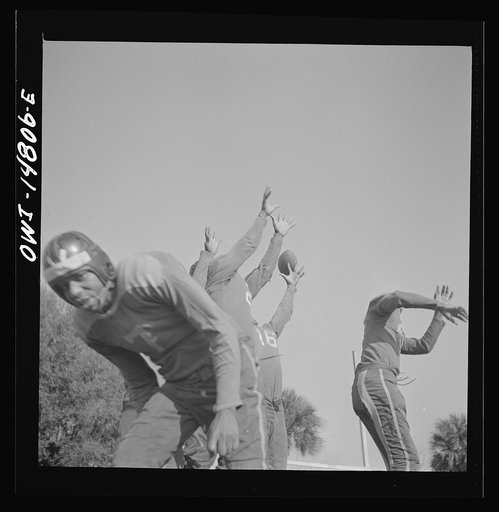 Untitled photo, possibly related to: Daytona Beach, Florida. Bethune-Cookman College. Bethune-Cookman's champion football team