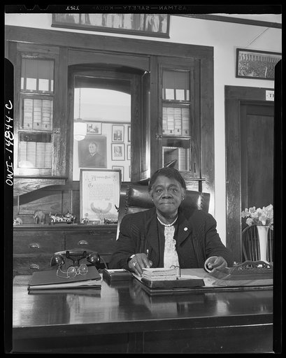 Daytona Beach, Florida. Bethune-Cookman College. Dr. Mary McLeod Bethune, founder and former president and director of the NYA (National Youth Administration) Negro Relations