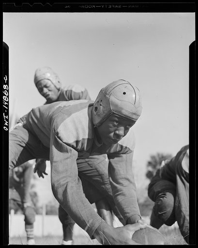Daytona Beach, Florida. Bethune-Cookman College. Spring football practice
