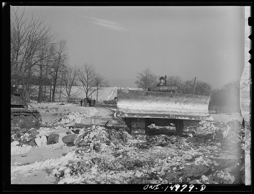 Pennsylvania section of the war emergency twenty-four inch pipeline to carry oil from Texas fields to eastern refineries, completed in July 1943
