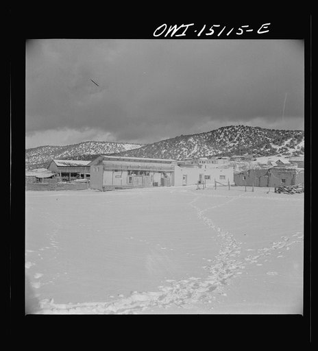 A Spanish-American village in the foothills of the Sangre de Cristo Mountains dating back to 1700 which was once a sheep-raising center. Due to overgrazing and loss of range title, its inhabitants now work as migratory labor and at subsistence farming