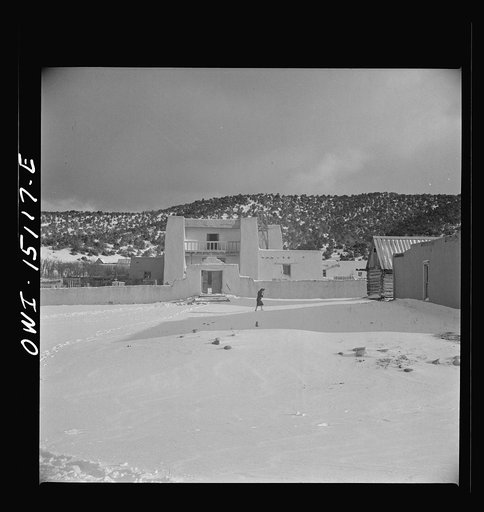Trampas, New Mexico. Church which was built in 1700 and is the best-preserved colonial mission in the Southwest