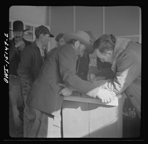 Untitled photo, possibly related to: Chacon, Mora County, New Mexico. The general store