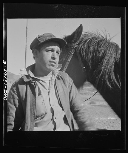 Chacon, Mora County, New Mexico. A Spanish-American rancher
