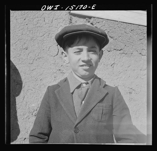 Untitled photo, possibly related to: Chacon, Mora County, New Mexico. School children