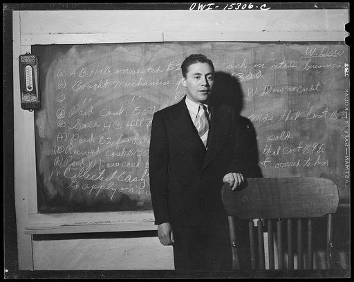 Penasco, New Mexico. Spanish-American teacher in the high school