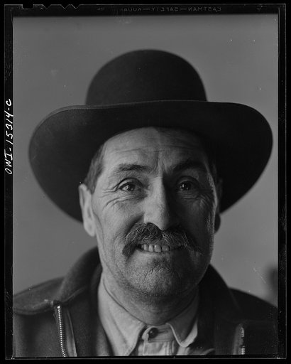 Chacon, Mora County, New Mexico. A Spanish-American rancher