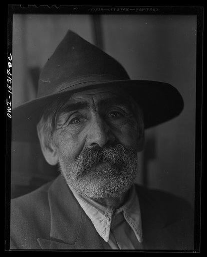 Chacon, Mora County, New Mexico. A Spanish-American rancher