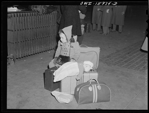 Chicago, Illinois. In the waiting room of the Union Station