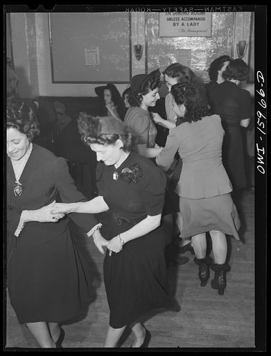 Untitled photo, possibly related to: New York, New York. Band in an Irish-American restaurant O'Reilly's at Third Avenue and Fifty-Fourth Street, on Saturday night